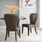 Alaterre Furniture Savoy Upholstered Dining Chairs, Espresso (Set of 2) ANSV01PDC - alternate 4